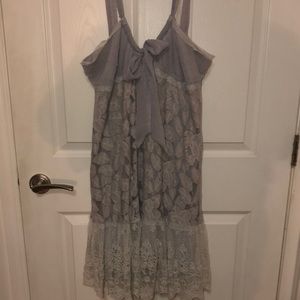 Fairy-core violet tea party dress